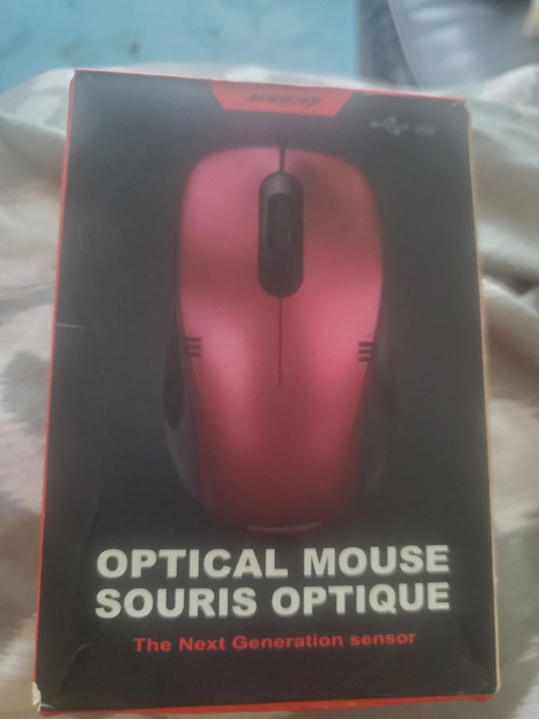 Speedex Optical Mouse - Red