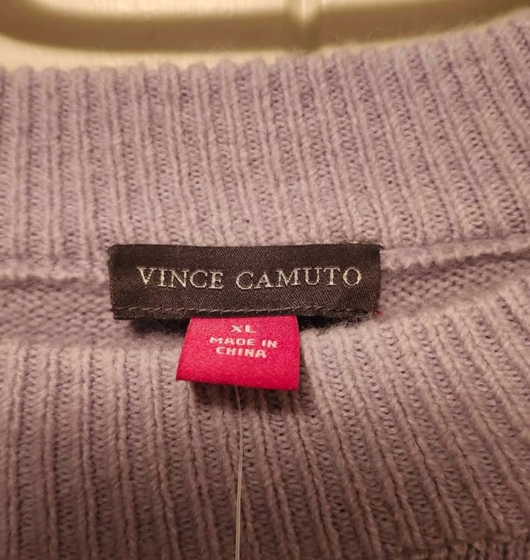 Vince Camuto Women's Lavender Crew Neck Sweater - XL - photo 2