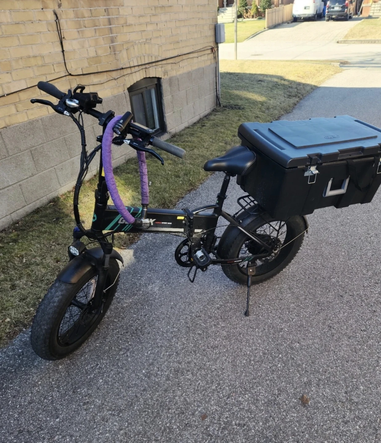 GOTRAX Electric Bike with Large Storage Box
