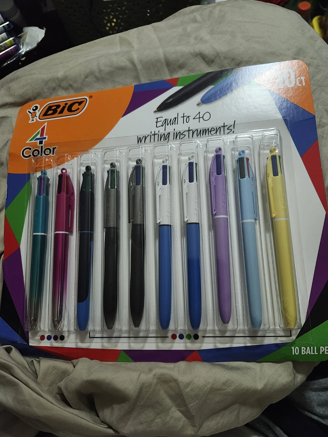 BIC 4 Color Ballpoint Pens - 10 Count