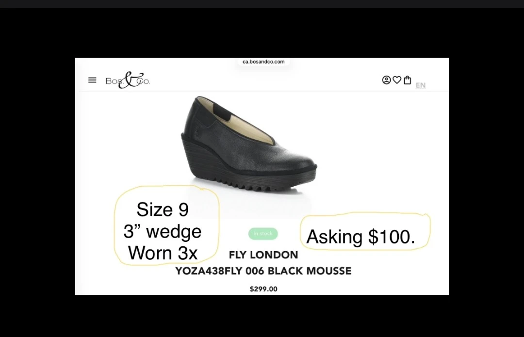 Fly London Wedge Shoes Size 9