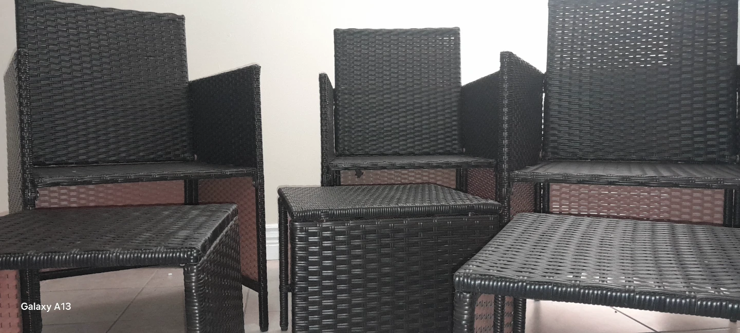 Wicker Patio Chairs and Tables Set - photo 2