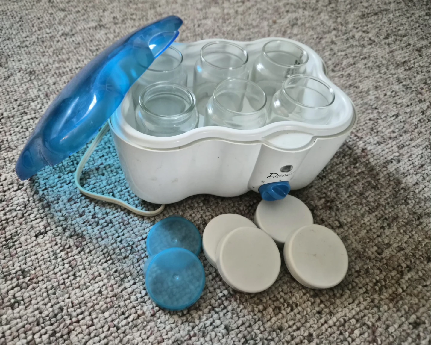 Deni Electric Yogurt Maker with 6 Glass Jars