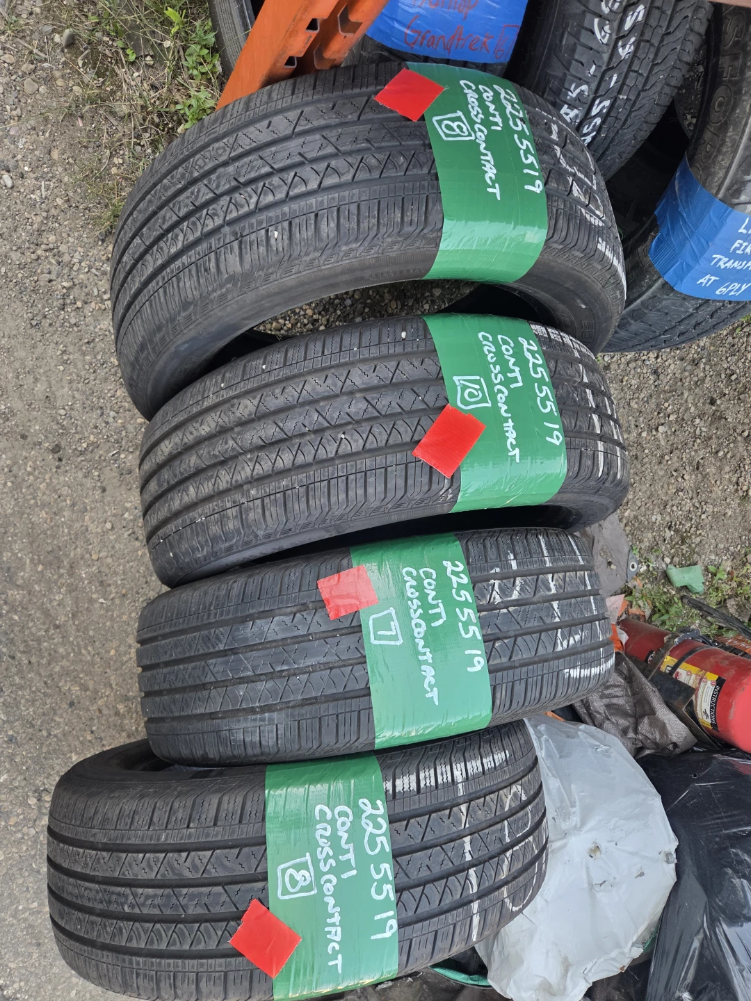 4x Continental Conti CrossContact Tires 225 55 19
