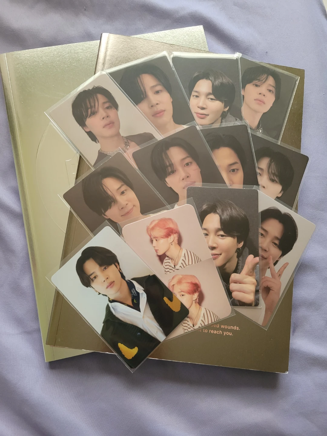 BTS Jimin album and photocards