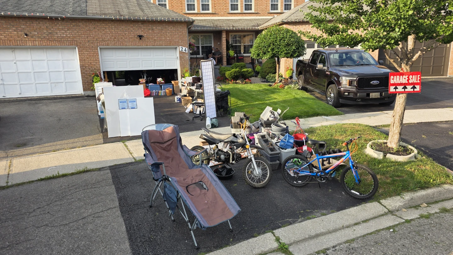 Garage Sale happening right now! MOTORBIKE SOLD