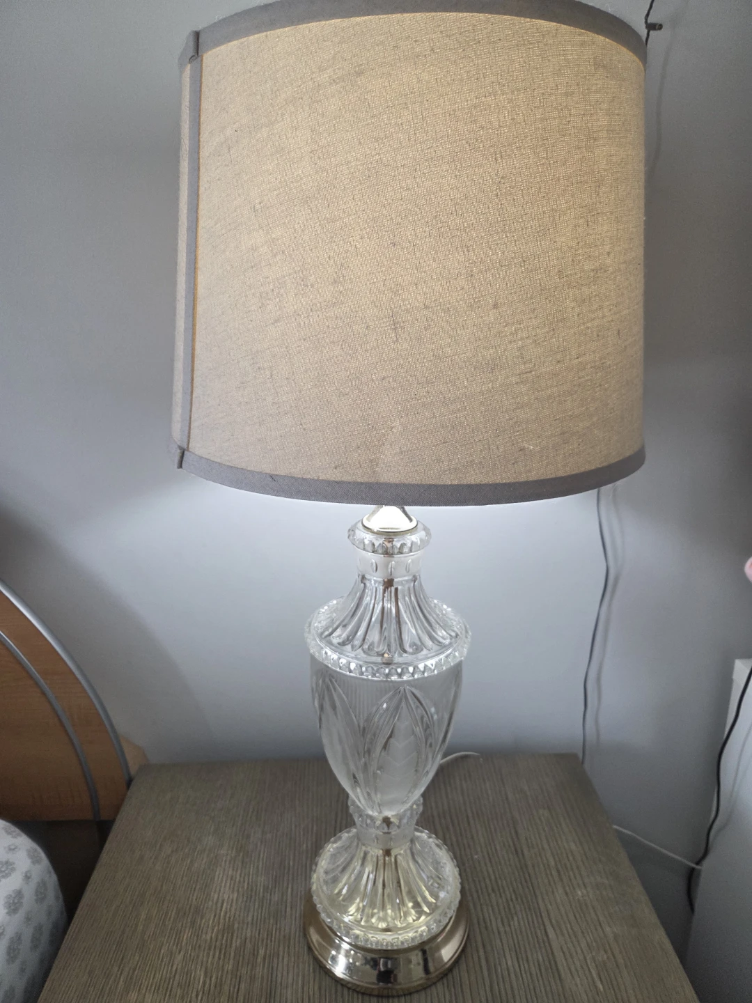 Glass Table Lamp