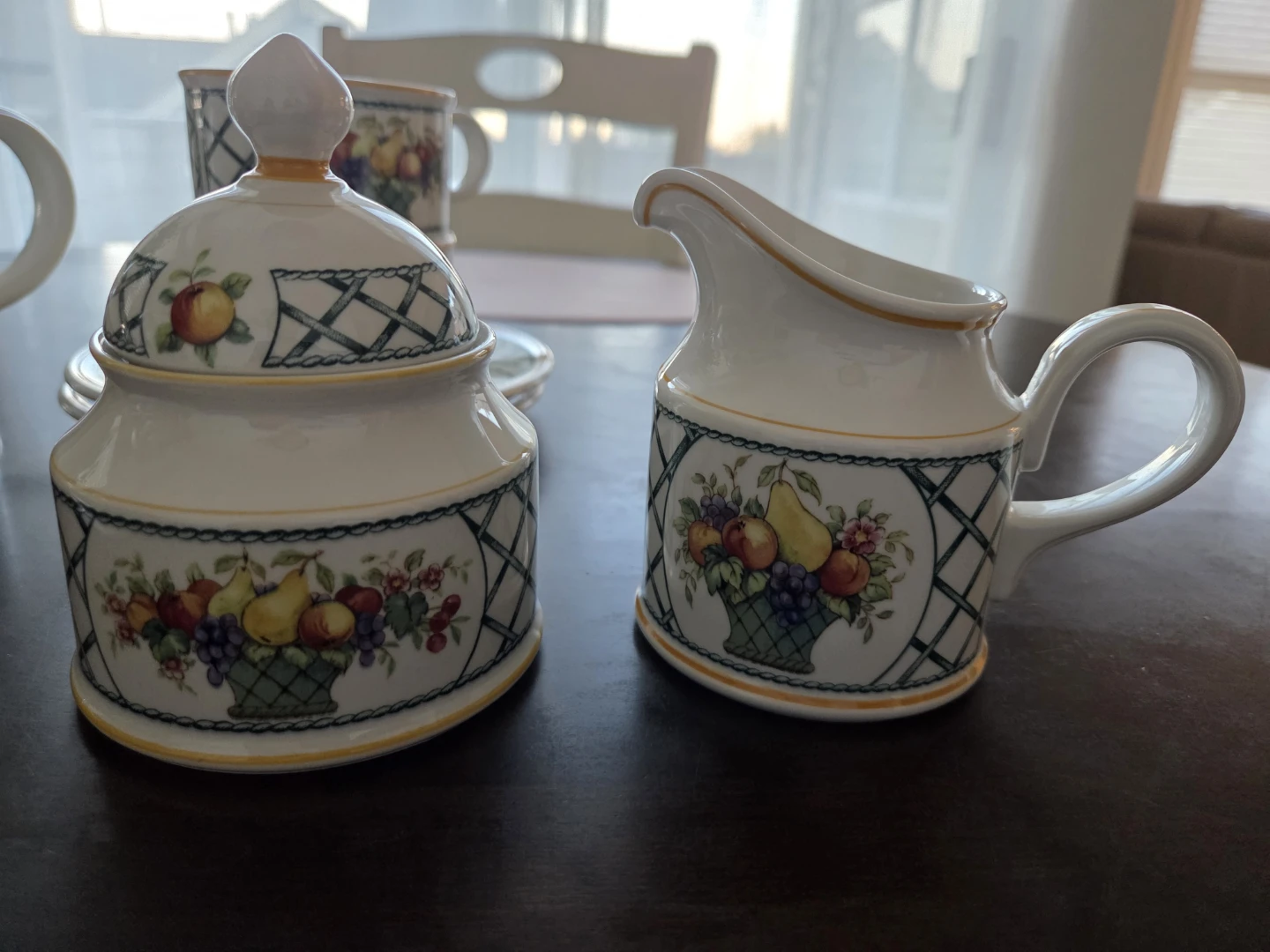Villeroy & Boch "Basket" Tea Set (Made in West Germany) - photo 2