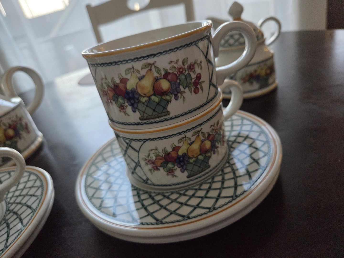 Villeroy & Boch "Basket" Tea Set (Made in West Germany) - photo 4