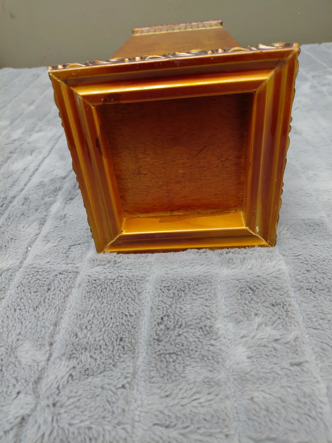 Tall Wooden Decorative Box with Clasp - photo 5