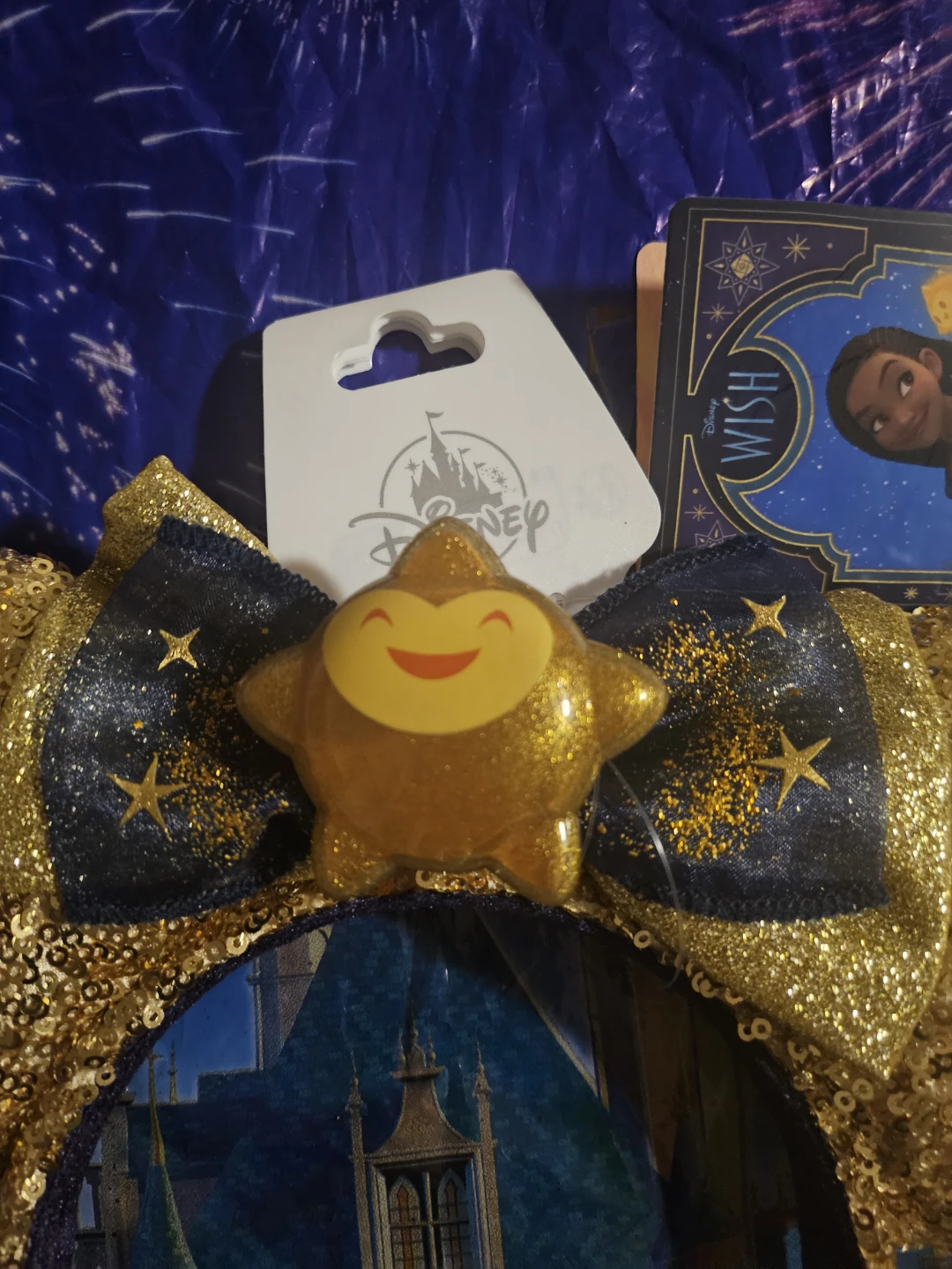 Disney Parks Wish Star Minnie Mouse Ear Headband + FREE Necklace - photo 3