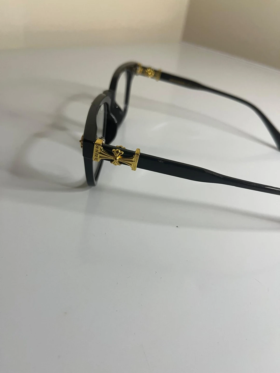 Chrome Hearts Glasses - Black with Gold Detailing - photo 4