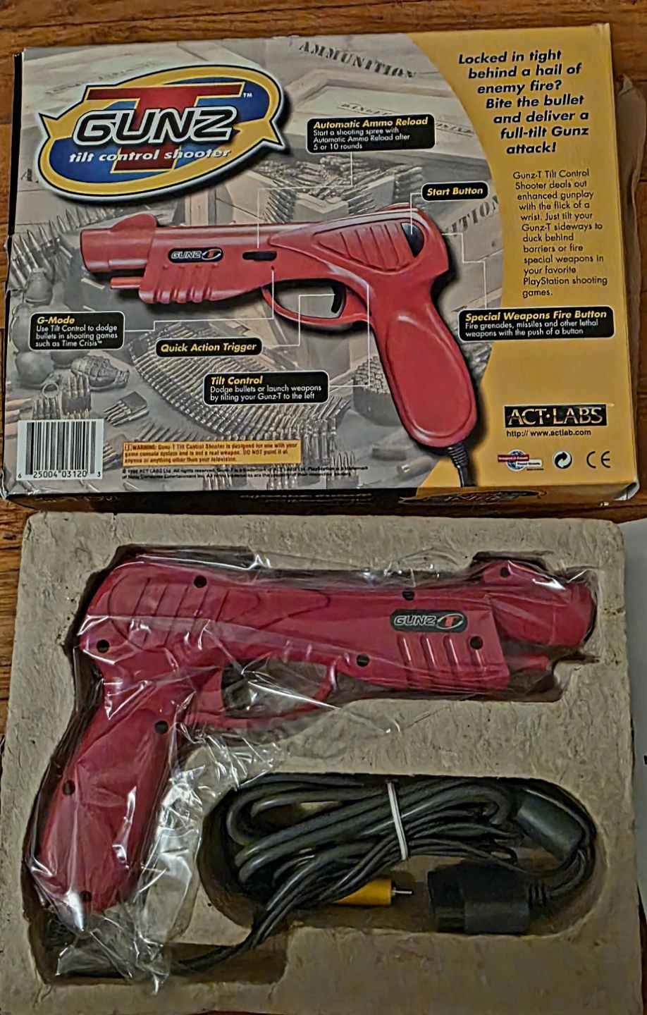 ACT LABS Gunz-T Tilt Control Shooter for PlayStation