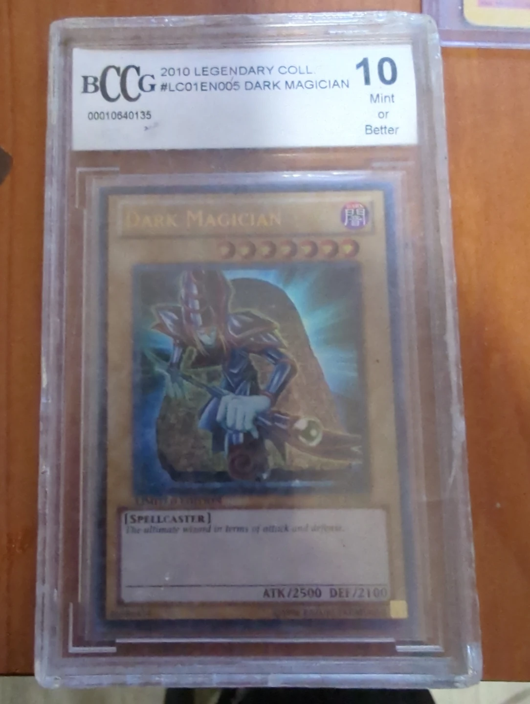 BCCG 10 Dark Magician "Mint or Better" Card - photo 2