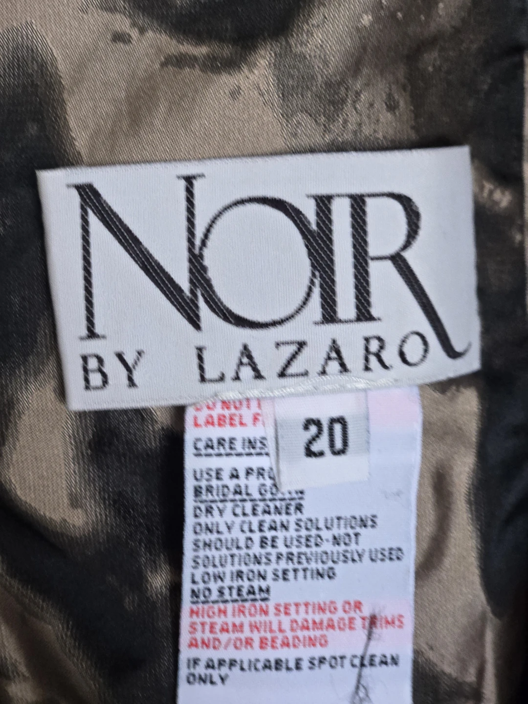 Noir by Lazaro Floral Dress Size 20 - photo 4