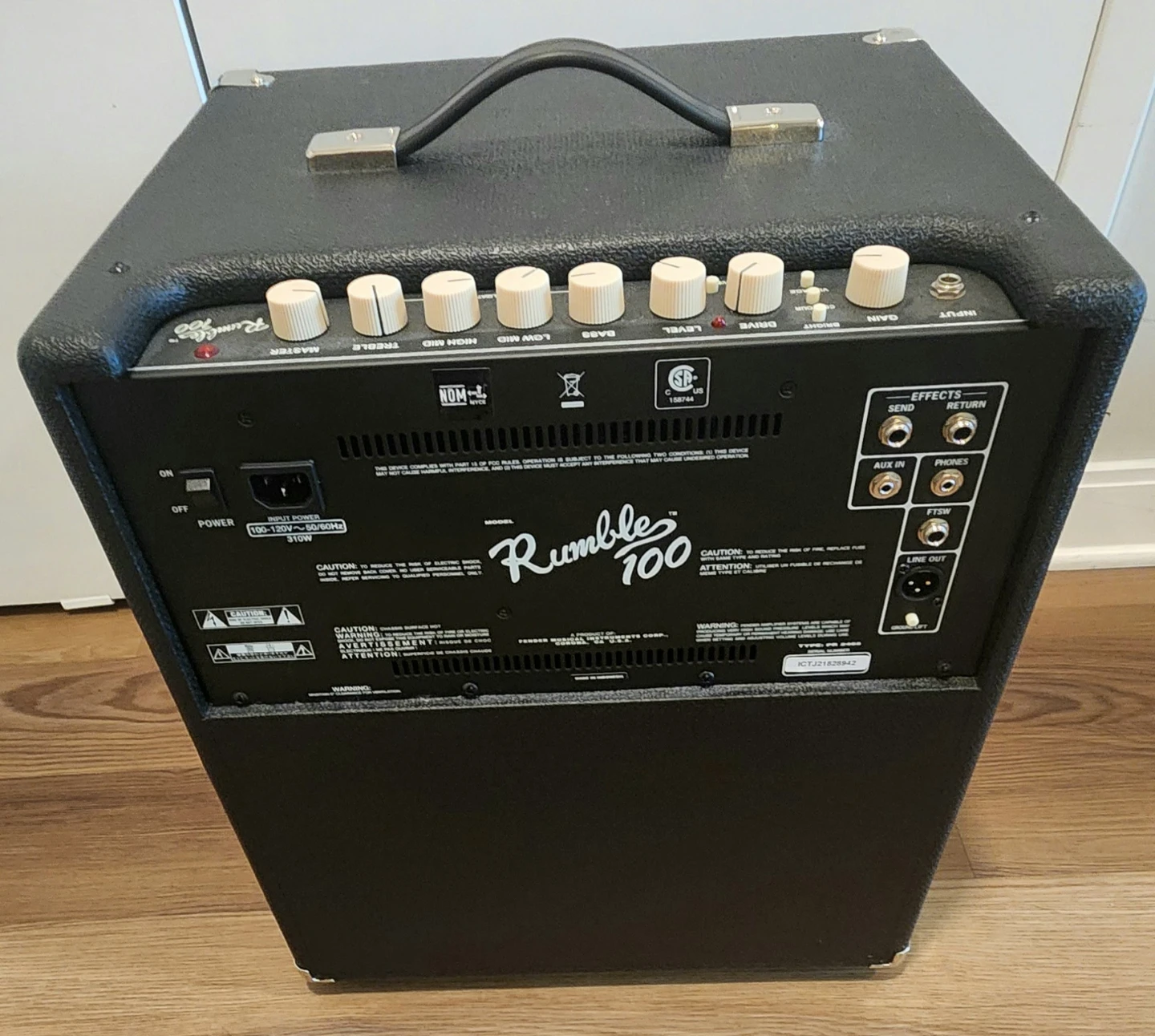 Fender Rumble 100 Bass Amplifier - photo 4