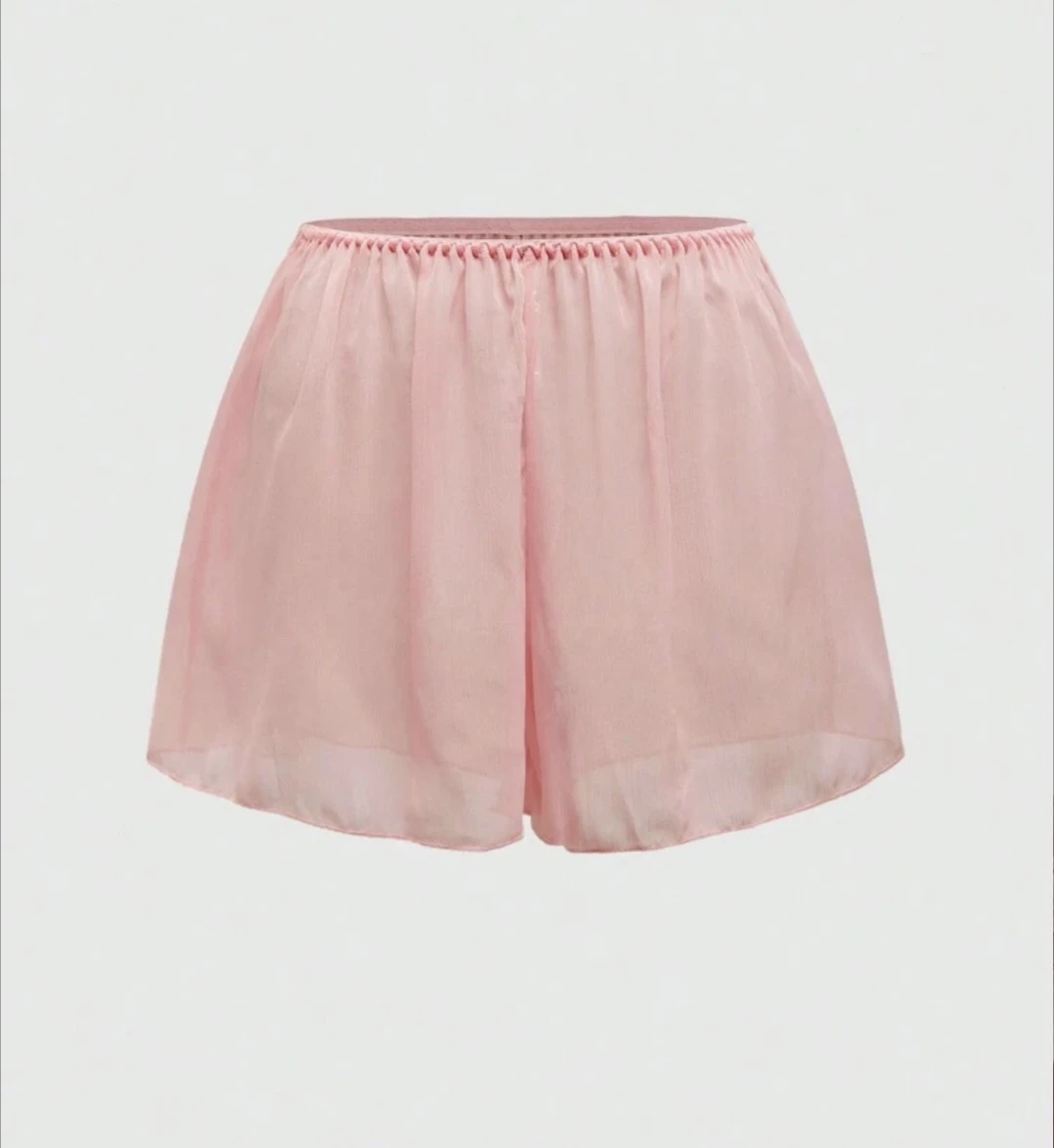 Pink Sheer Babydoll set - photo 3