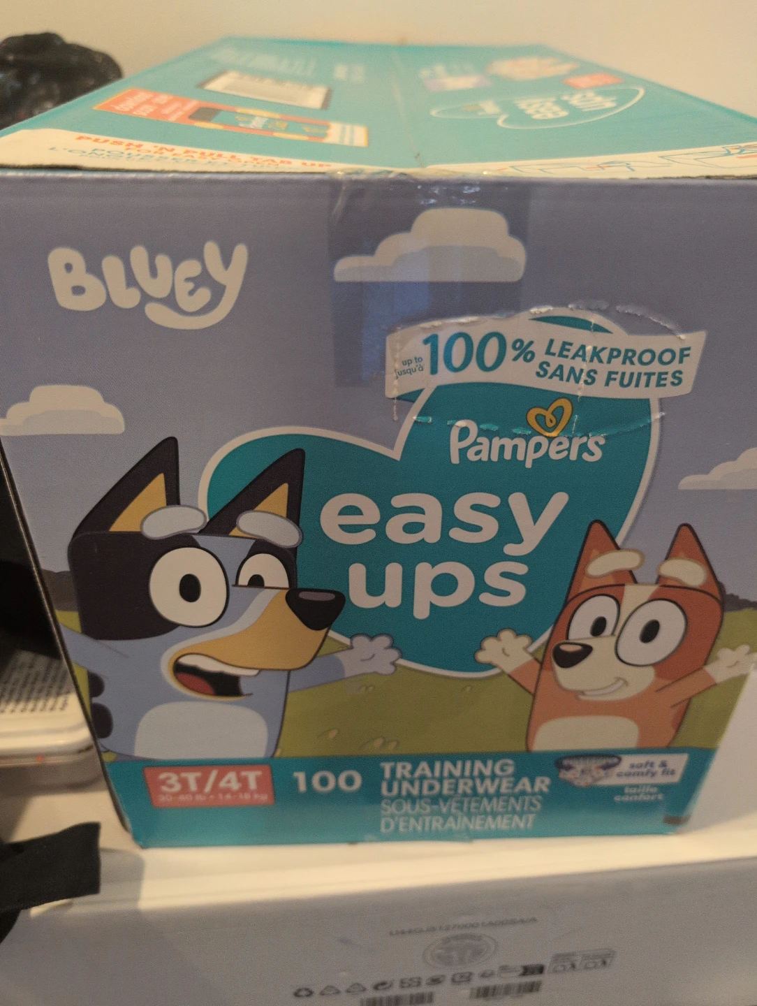 Pampers Bluey Easy Ups Training Underwear 3T/4T - 100 Count