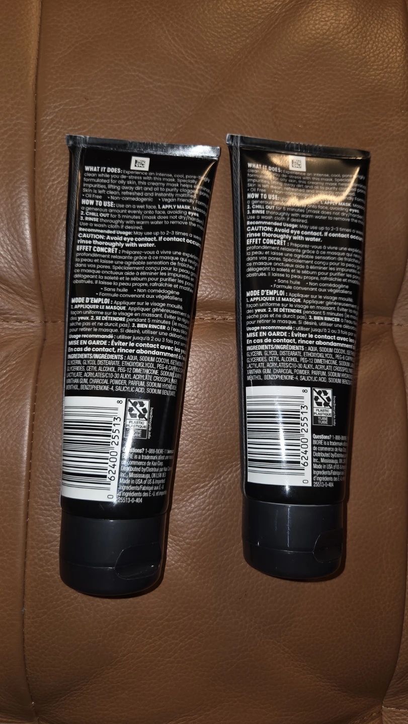 Biore Mattify Whipped Purifying Detox Mask - 2 x 110g Tubes - photo 2