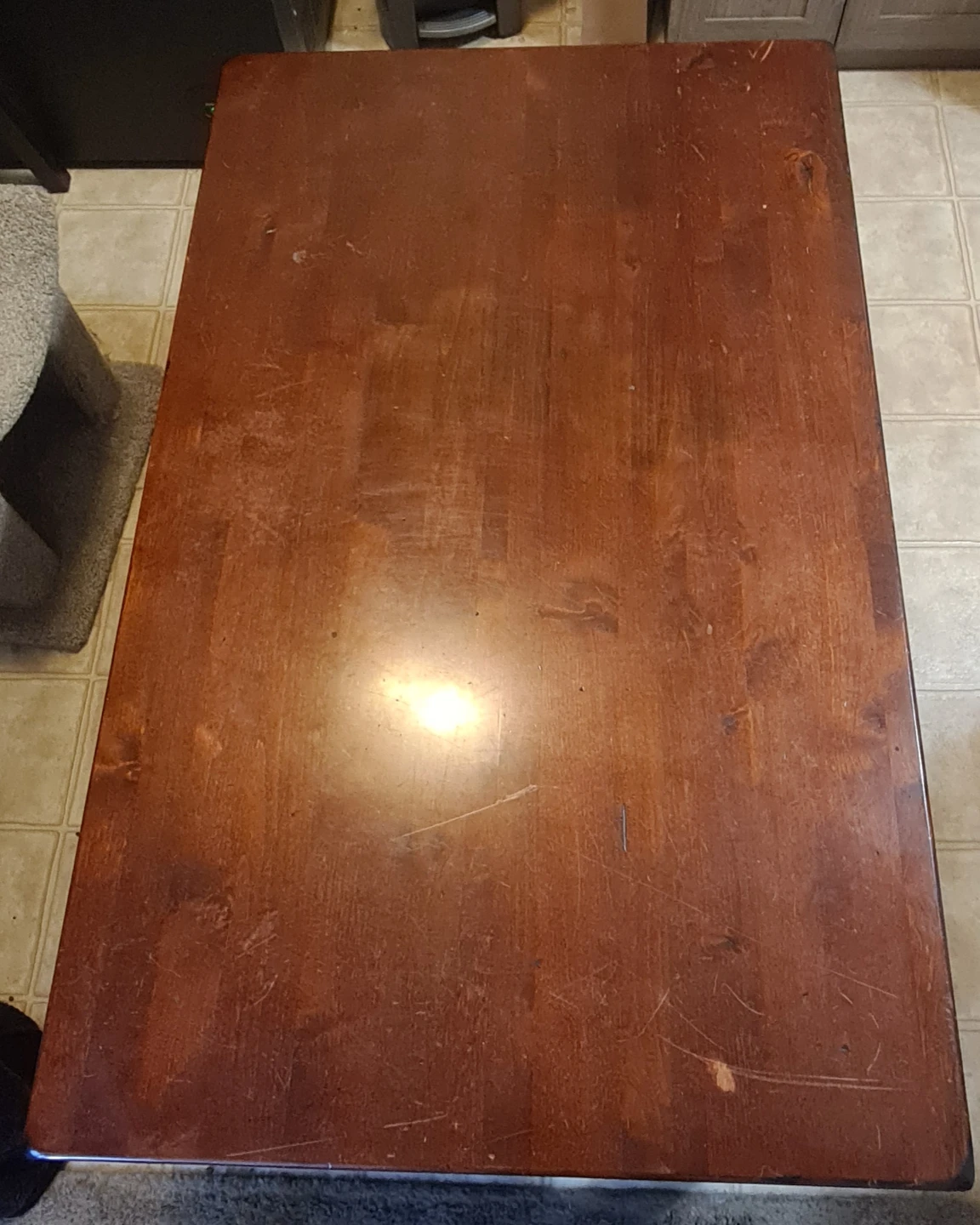 Wooden Coffee Table with Shelf - photo 2