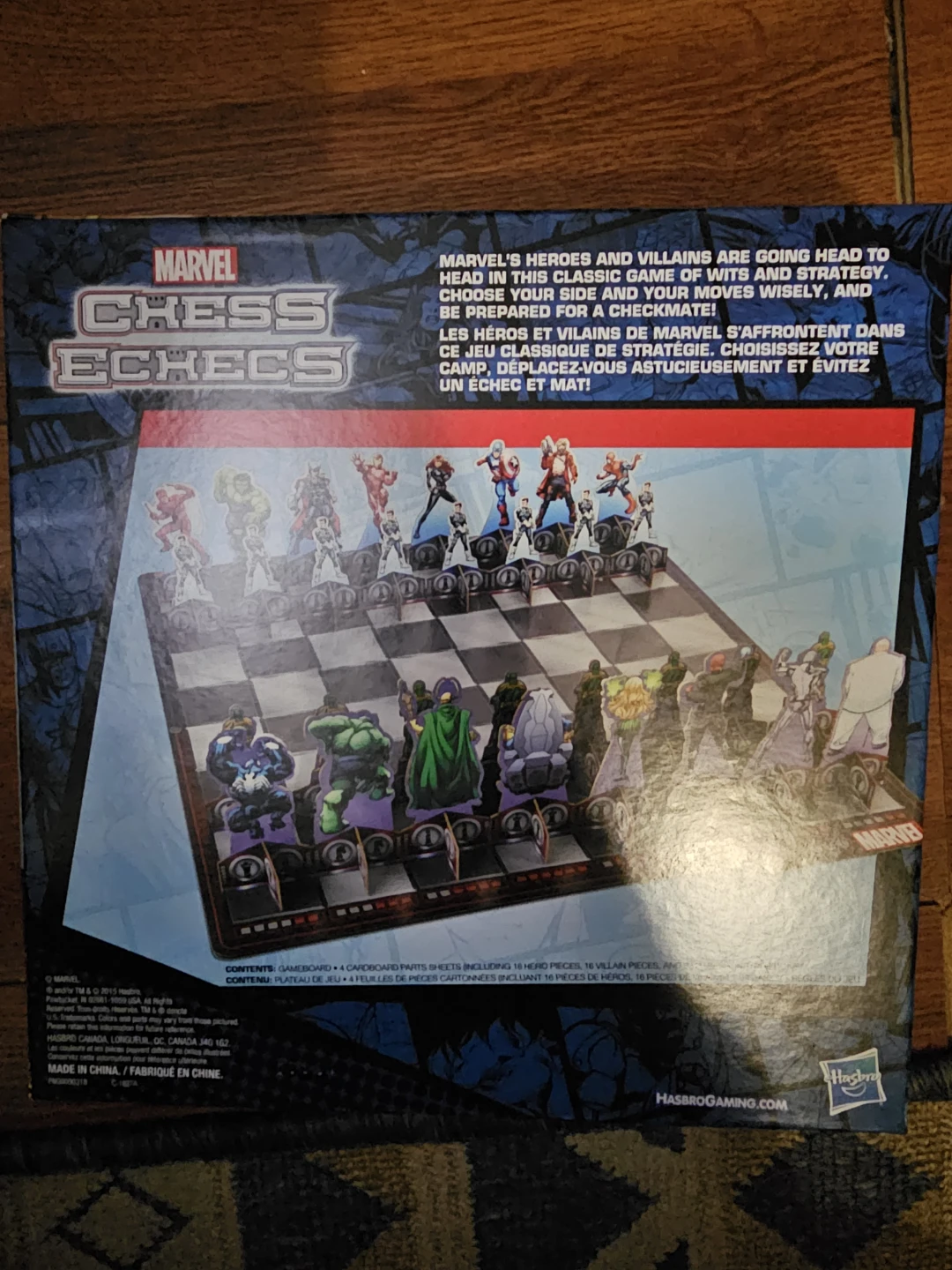 Marvel Chess Echecs Board Game - photo 2