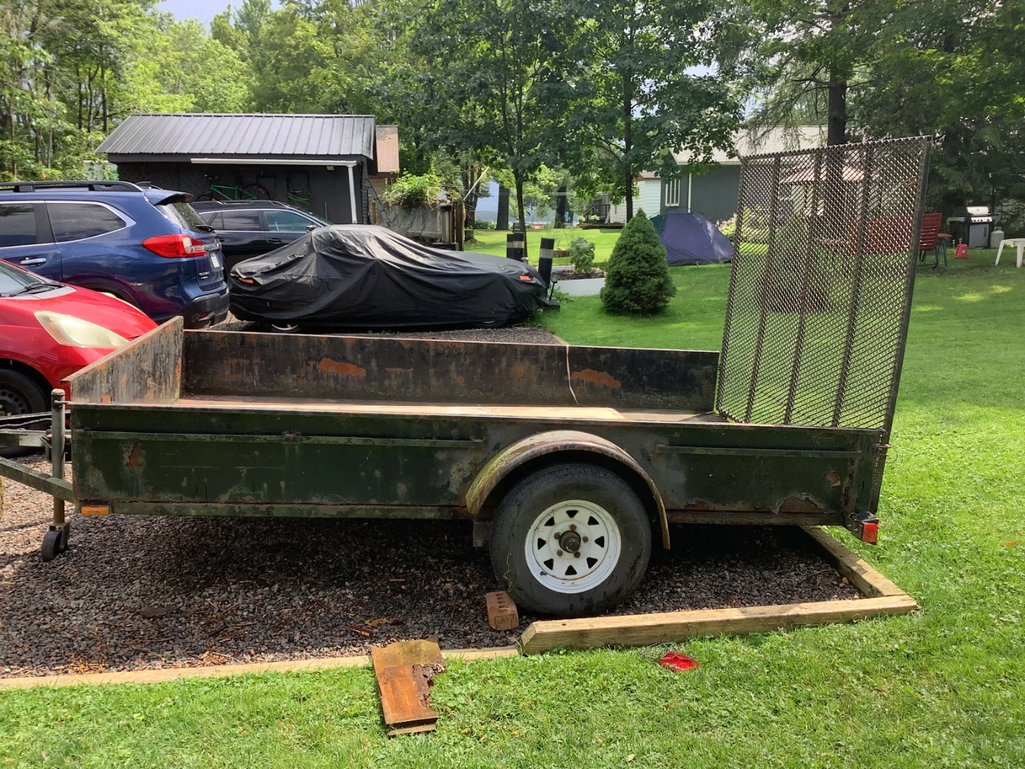 Utility Trailer with Mesh Cage - photo 3