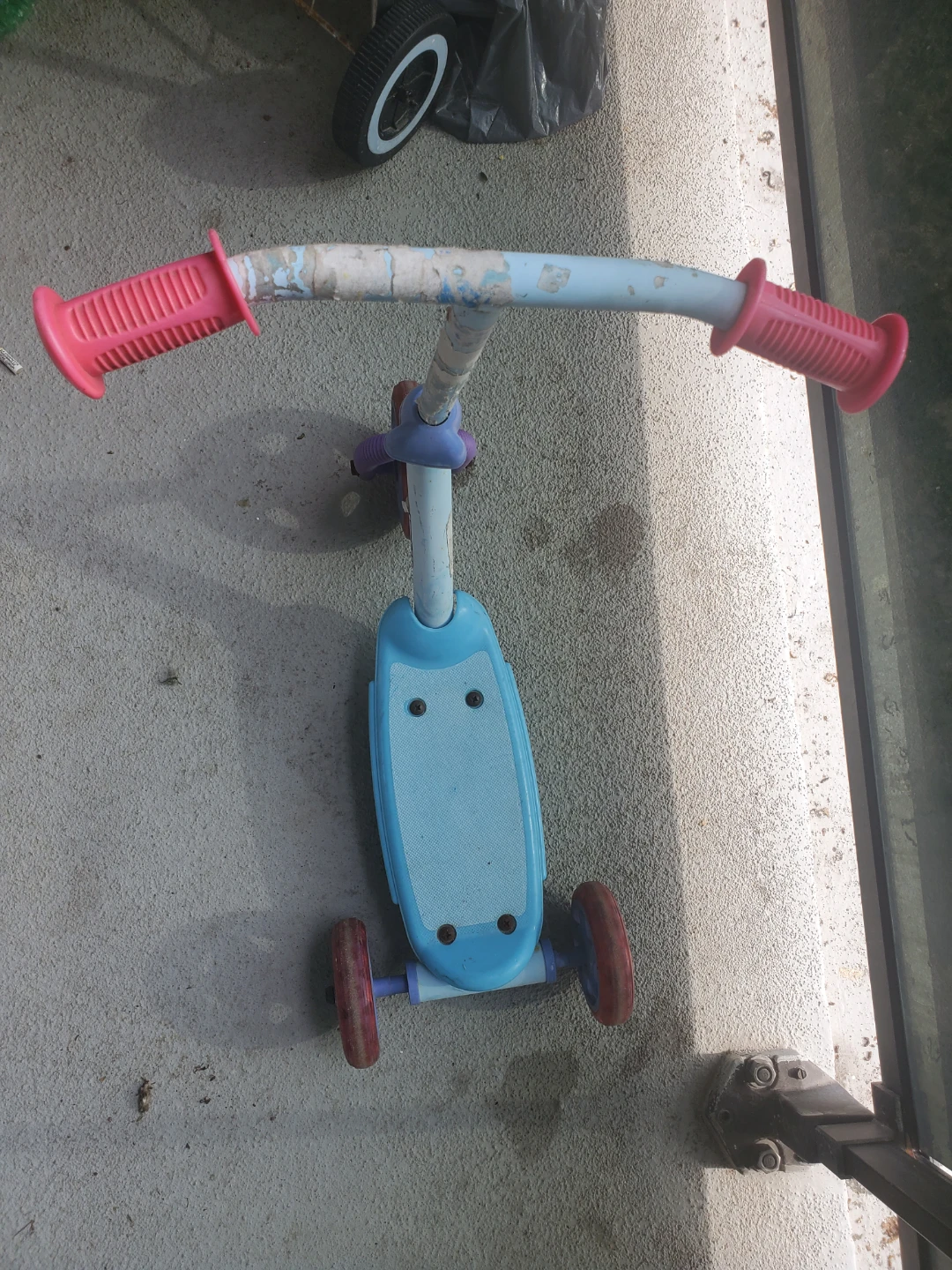 Blue 3-Wheel Scooter