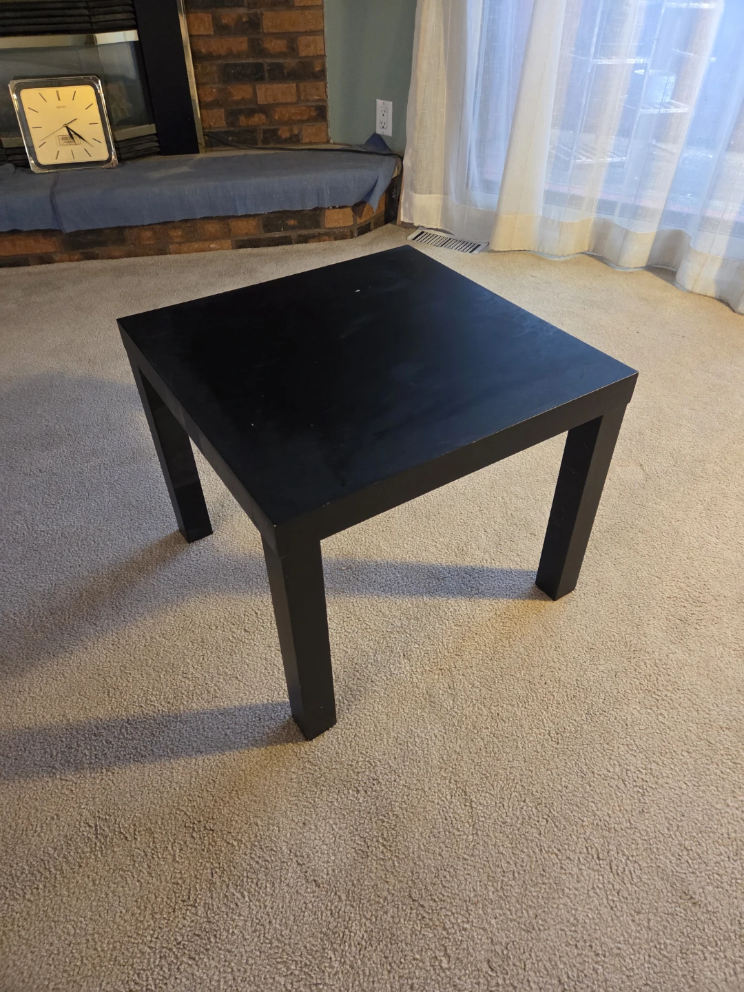 Black Side Table