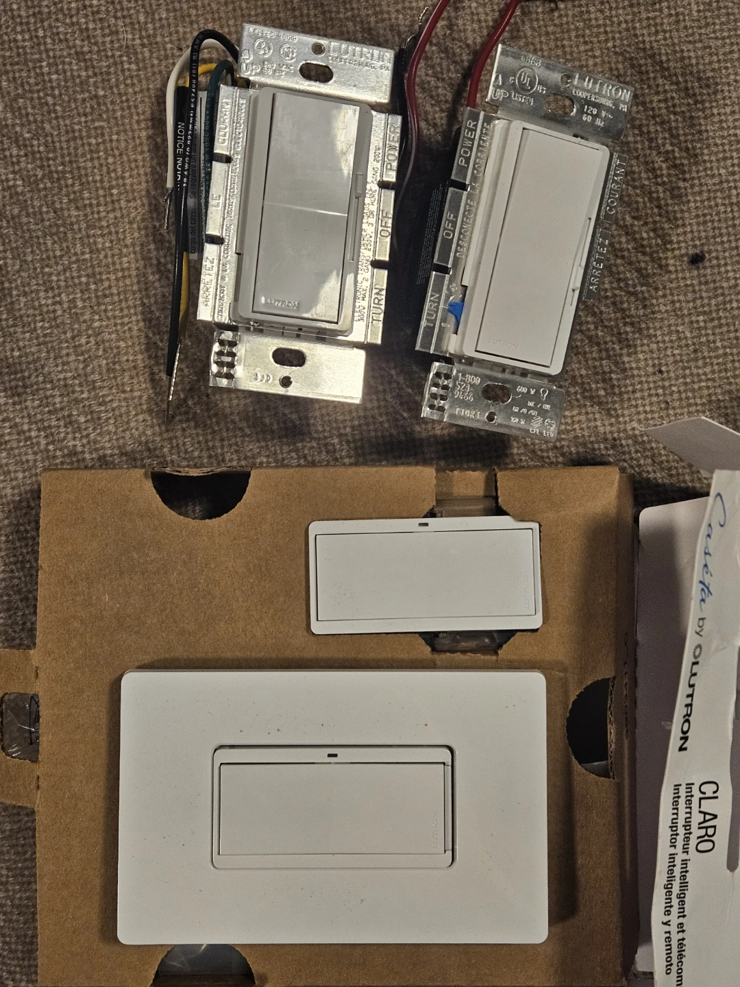 Lutron Smart Switch & Remote Kit and 2 dimmers - photo 2