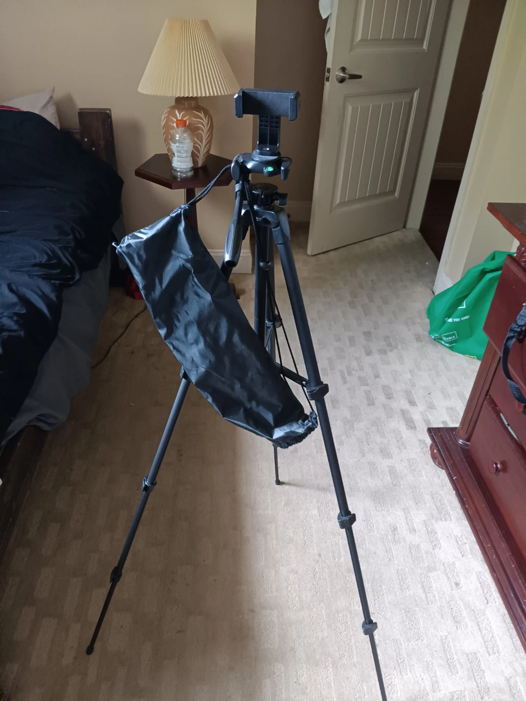 Black Tripod with Phone Mount