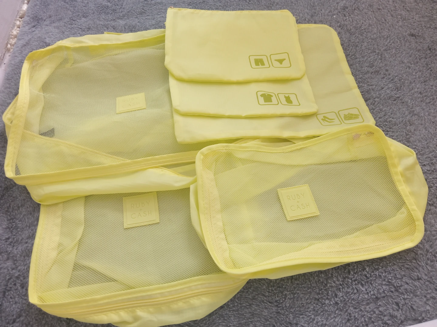 Ruby + Cash Packing Cubes (Set of 6)