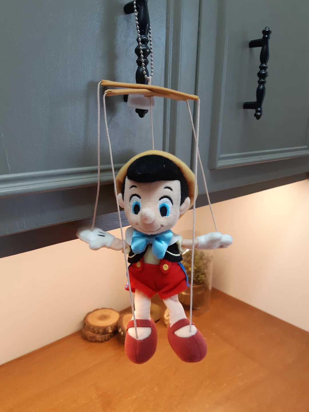 Tokyo Disney Pinocchio plush marionette Keychain