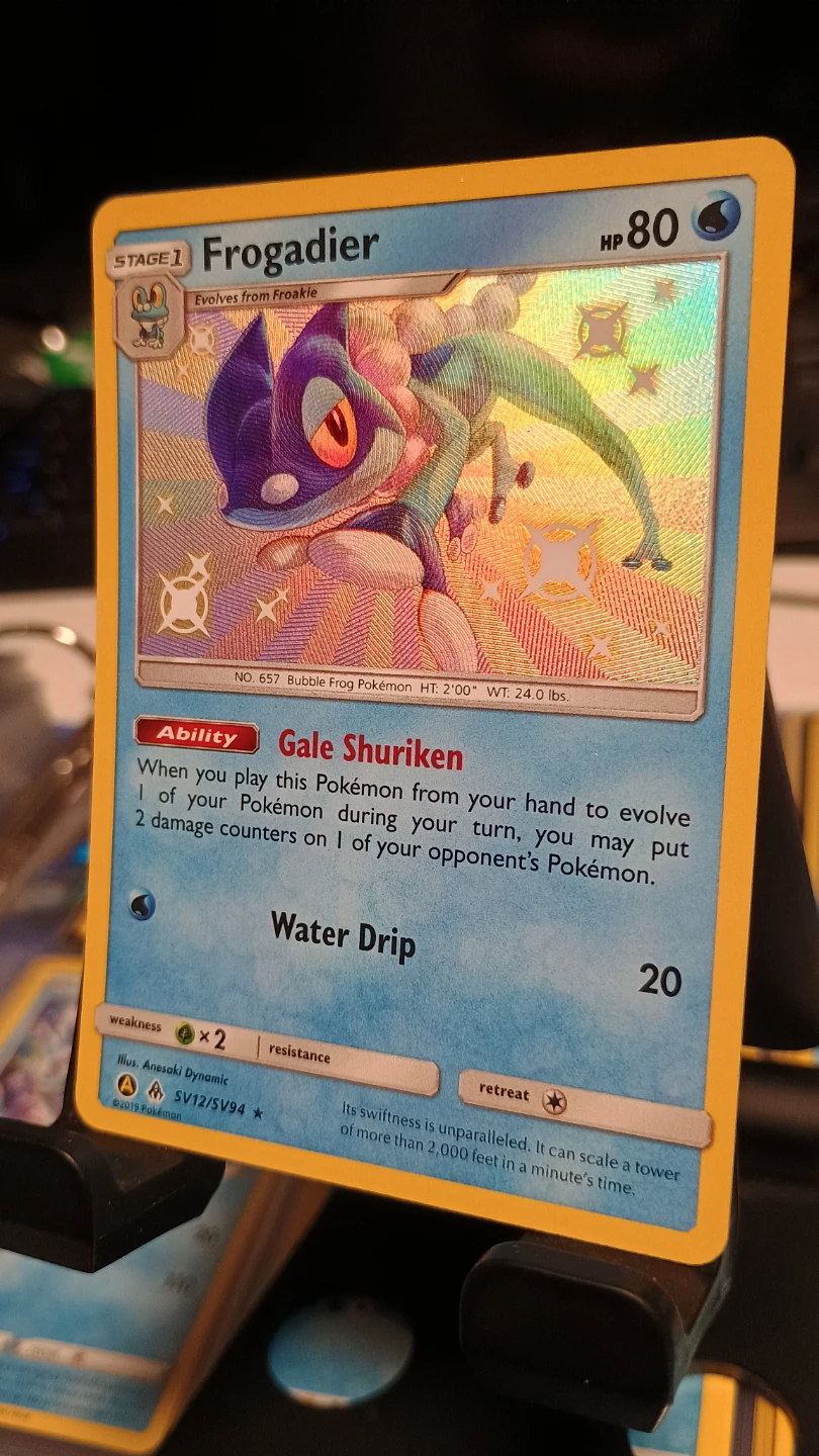 Frogadier Pokemon Card