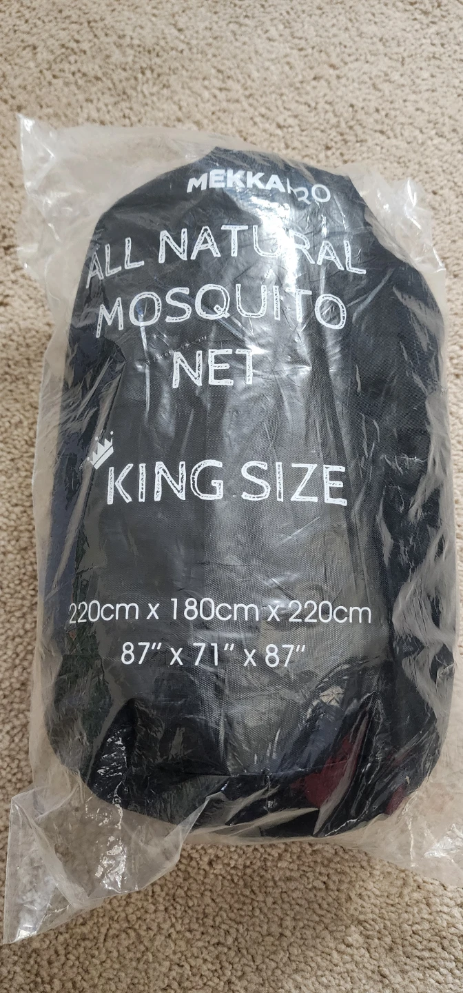 MEKKAI2O All Natural Mosquito Net - King Size