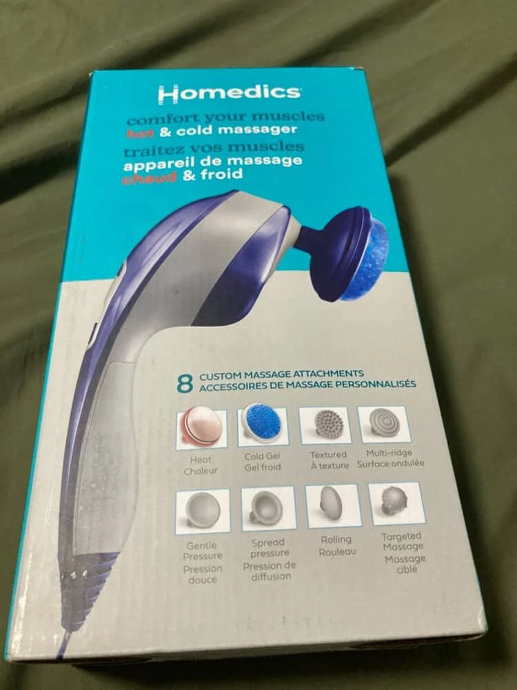 HoMedics Hot & Cold Massager with 8 Custom Attachments
