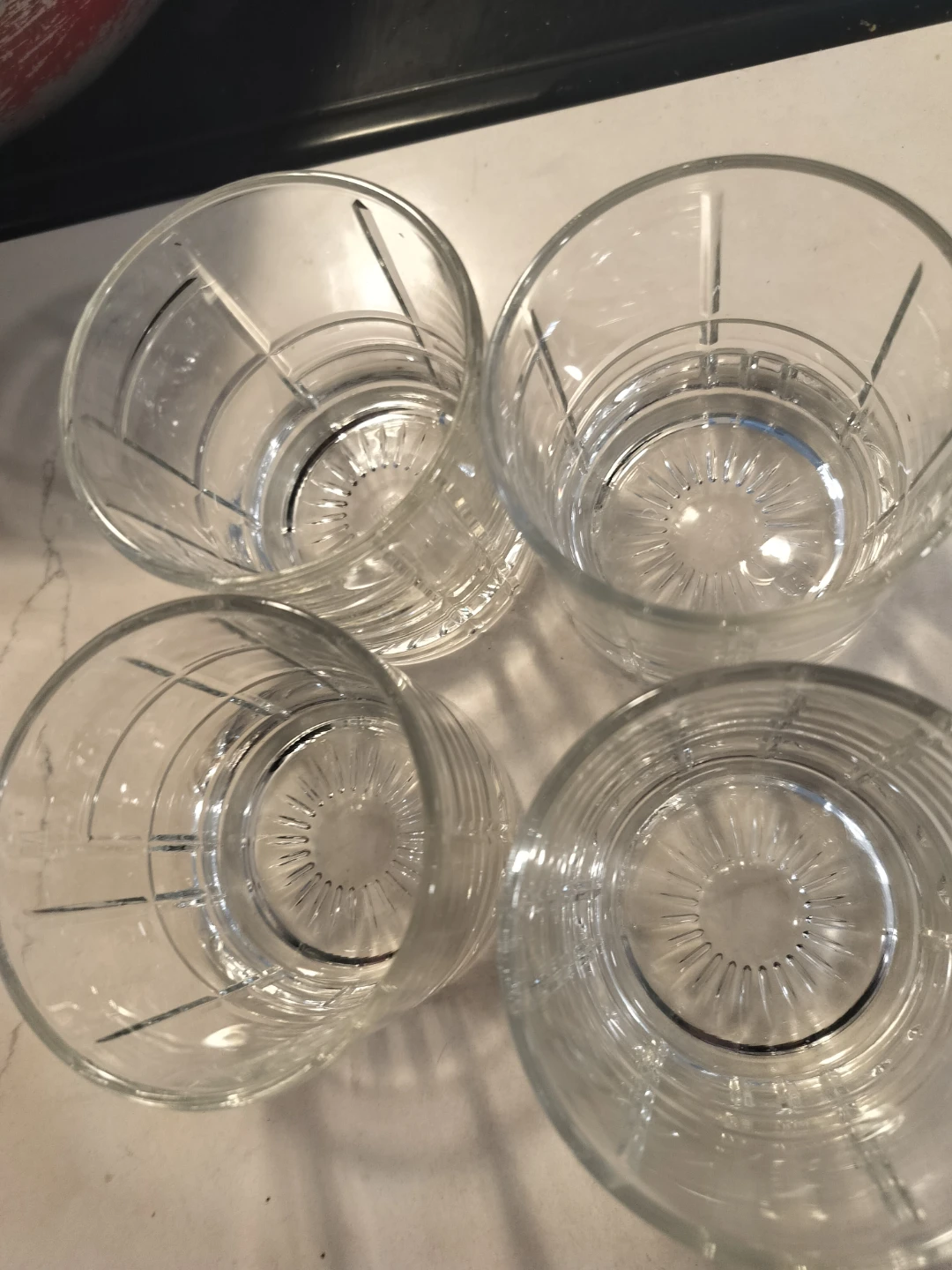 Set of 4 Clear Glass Tumblers - photo 2
