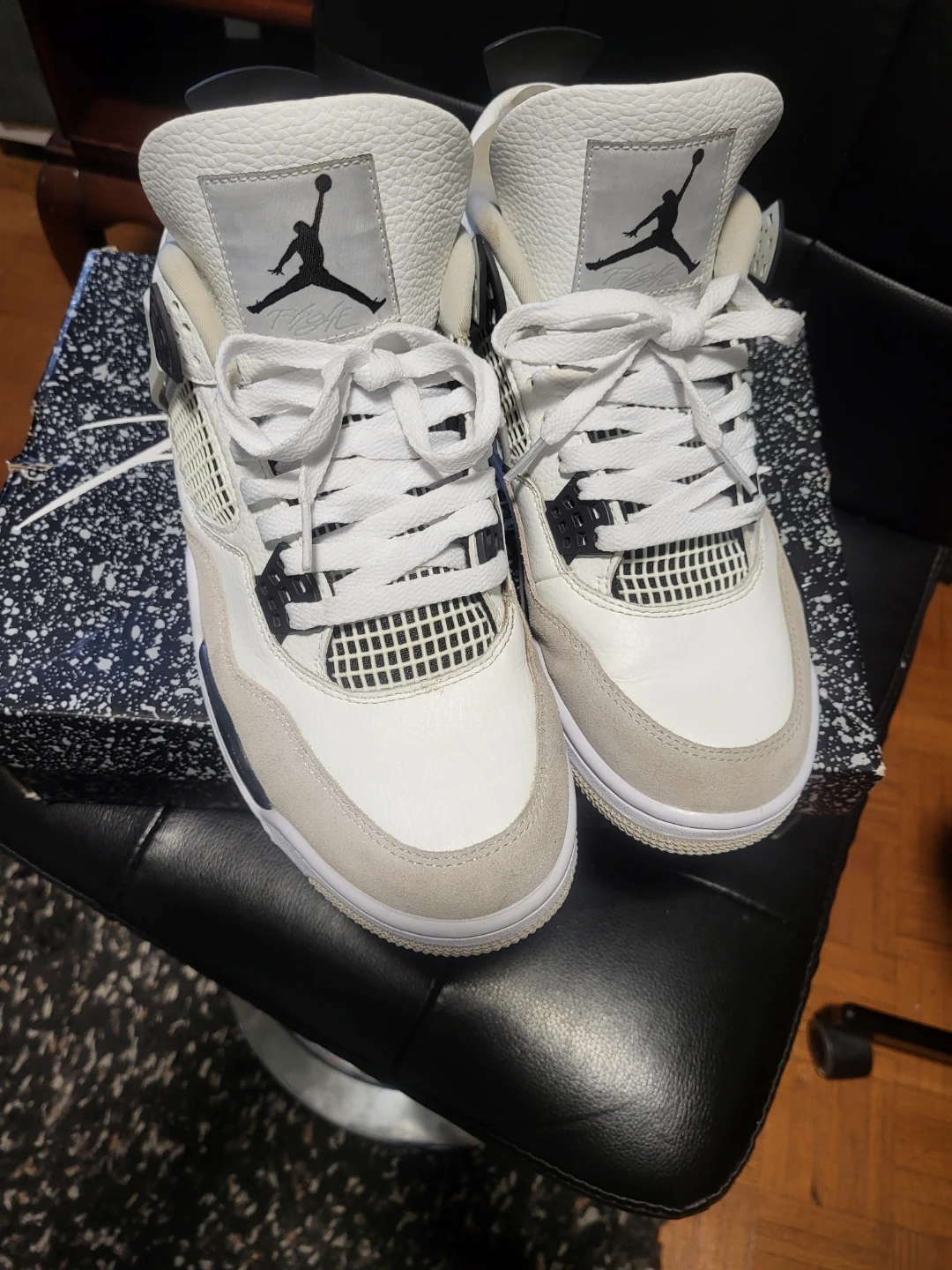 Air Jordan 4 Retro White Cement - photo 3