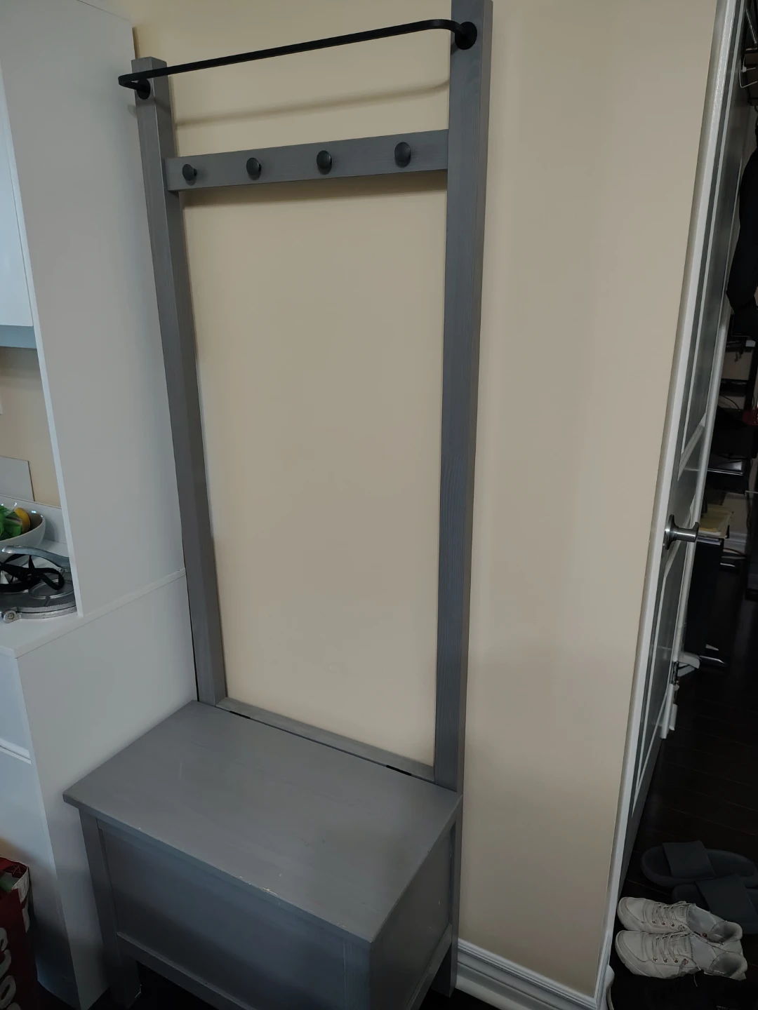 Ikea Hemnes coat rack with storage bench - photo 3