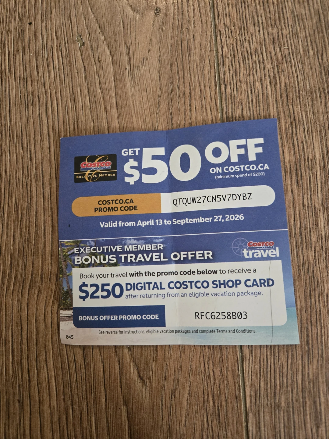 Costco.ca $50 Off Promo Code