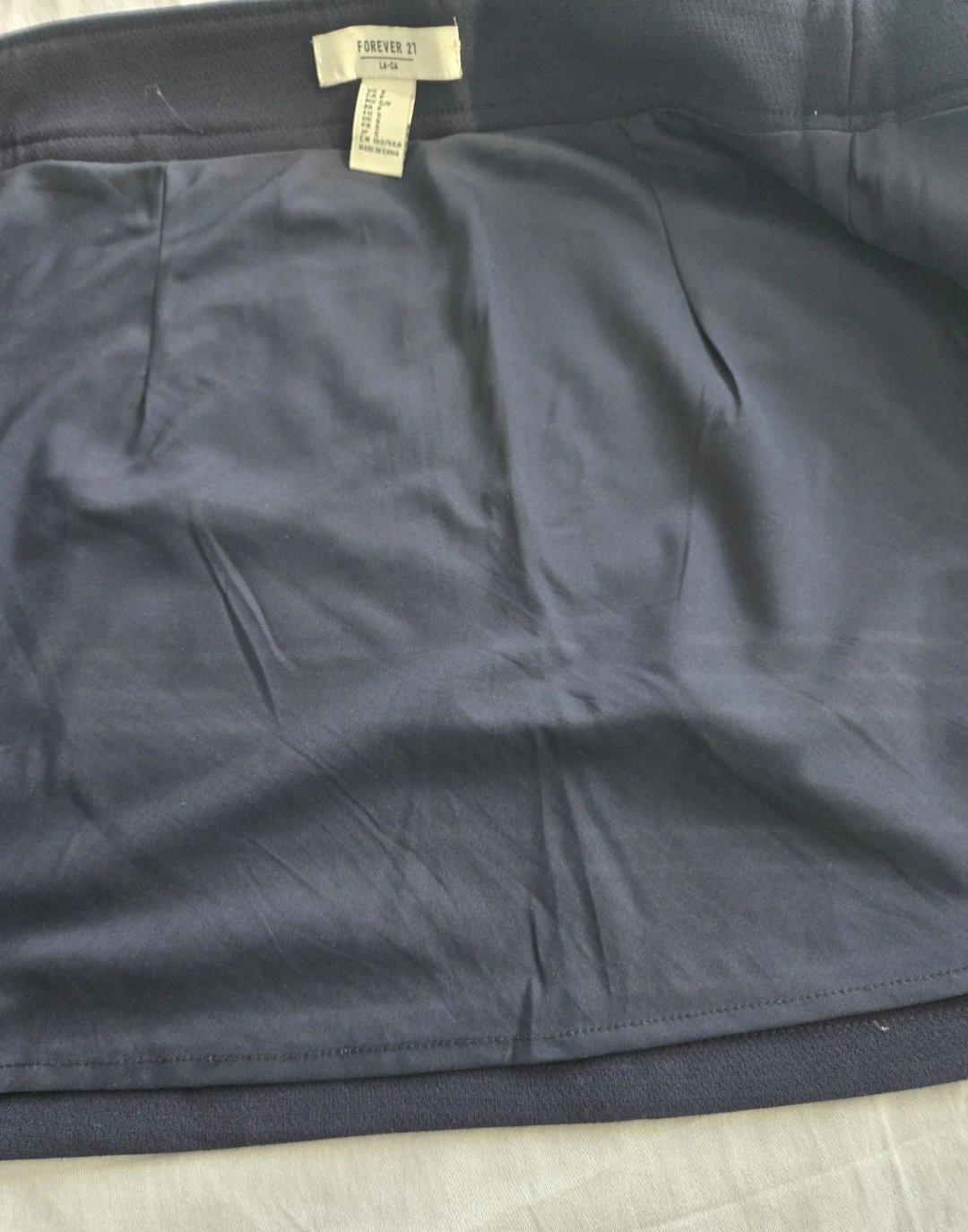 Navy blue short skirt - Size S - photo 4