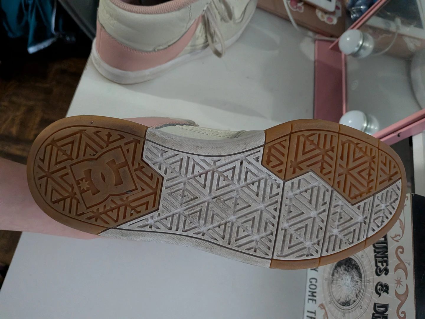 DC Shoes High-Top Sneakers White & Pink - photo 5