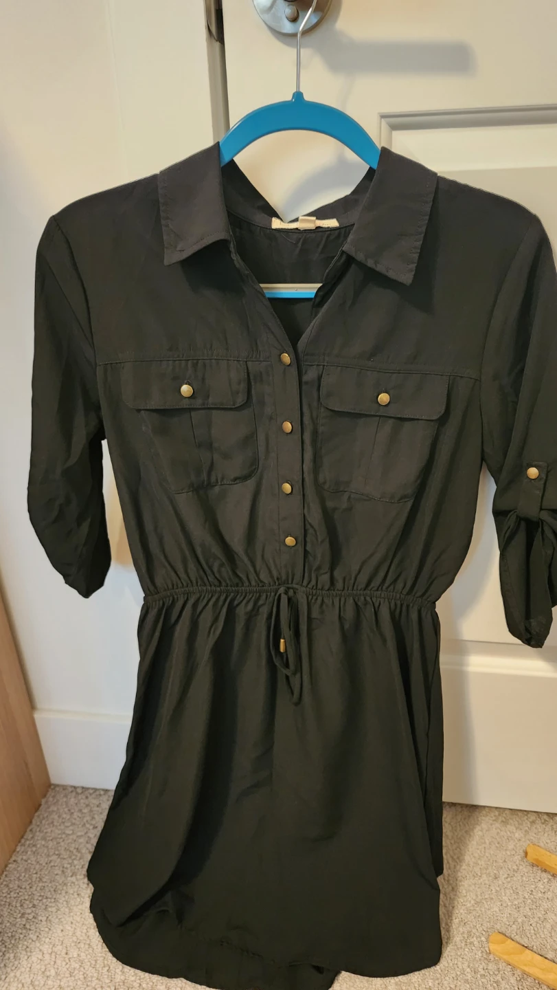 Black Shirt Dress