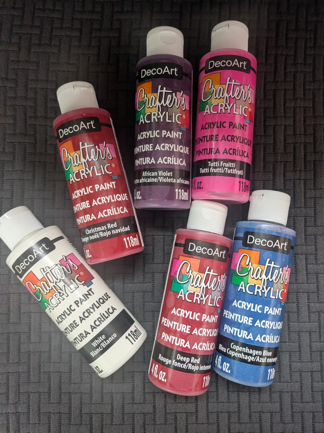 DecoArt Crafter's Acrylic Paint Set 6 Pieces - photo 2