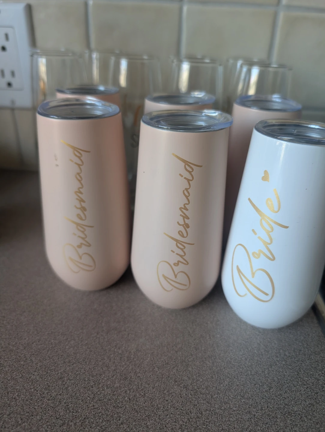 ELEGANTPARK Bride Tribe Stainless Steel Tumblers