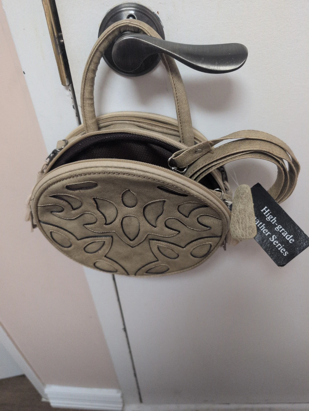 High-grade Leather Series Round Purse