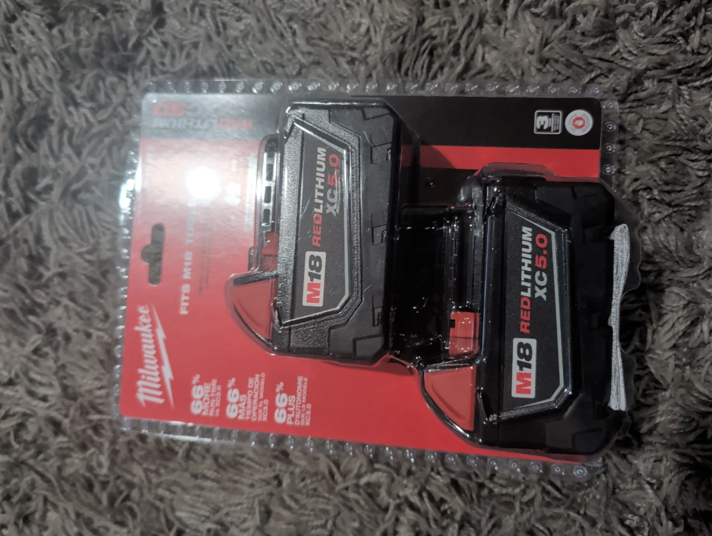 Milwaukee M18 REDLITHIUM XC5.0 Battery 2-Pack