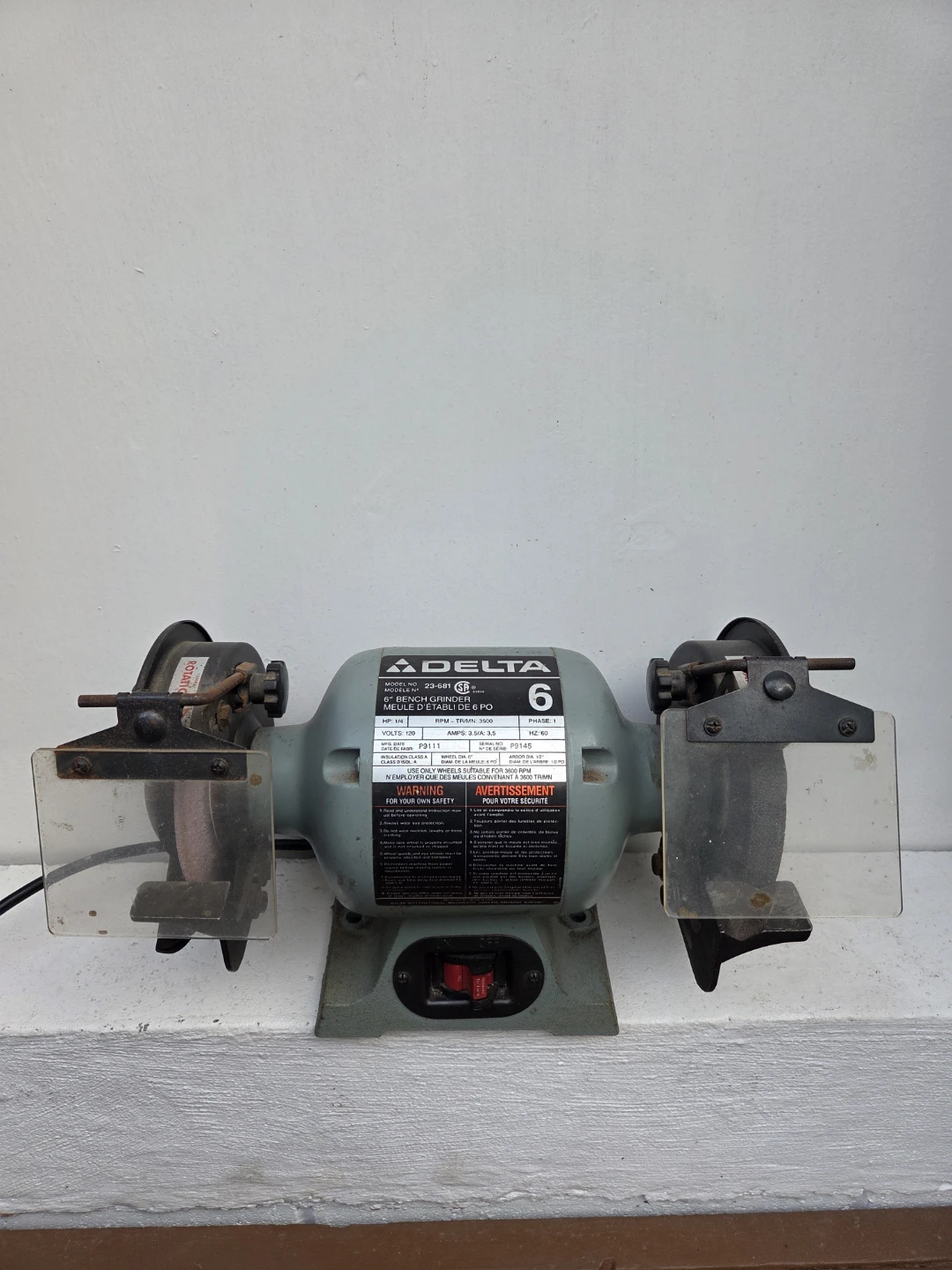 Delta 6" Bench Grinder