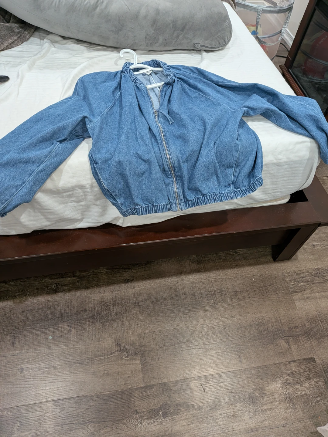 Denim Bomber Jacket