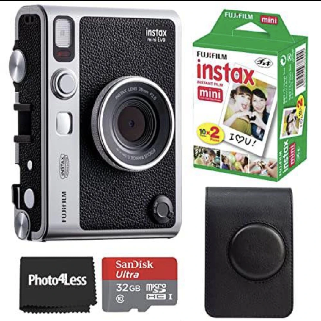 Instax Mini Evo with box, case...