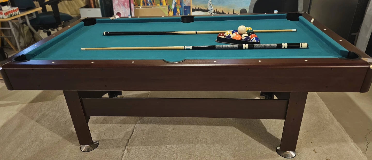 Sportcraft Pool Table with Accessories